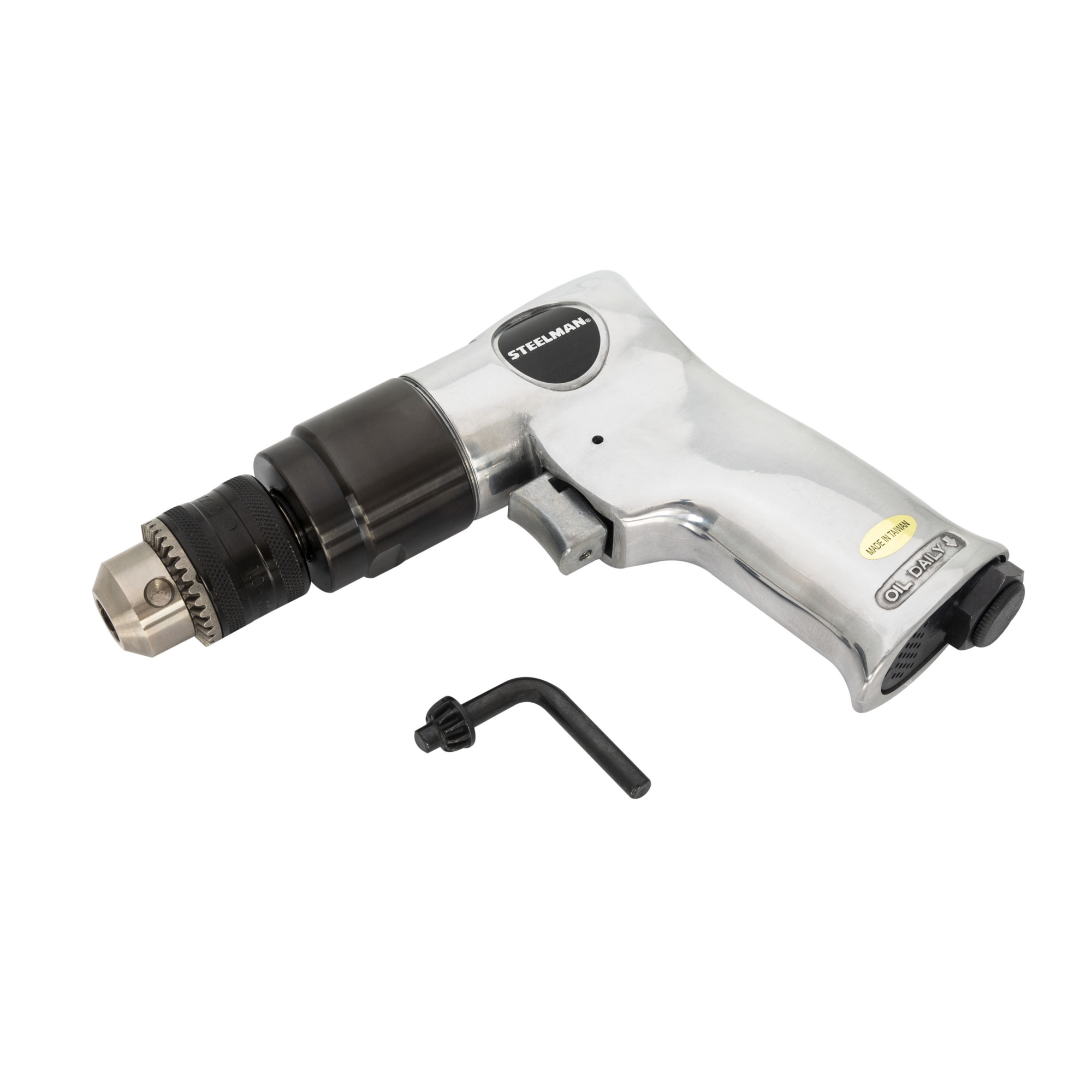 STEELMAN 3/8-Inch Air Drill with Handle Exhaust 1701